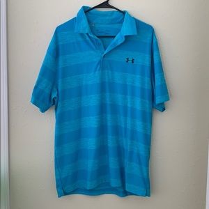 Men’s Large Blue Under Armour Polo
